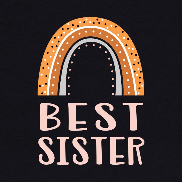 Best Sister Siblings Girls Women Boho Style by Foxxy Merch